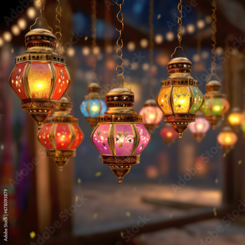 Traditional lantern or akash kandil for diwali festival.