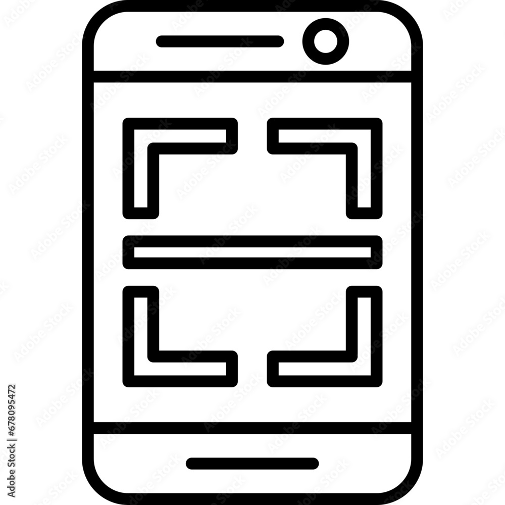 Fototapeta premium scanning Icon