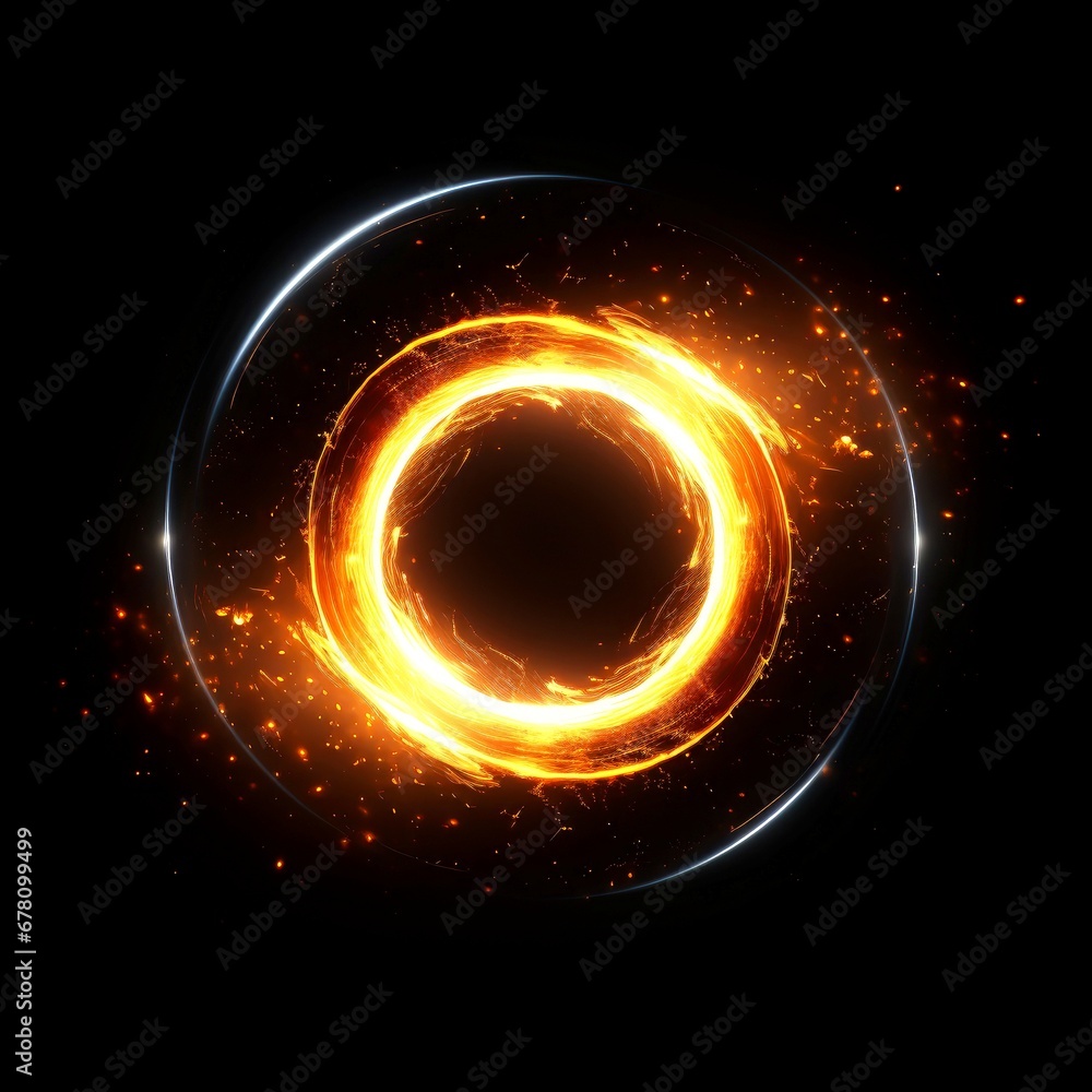 Abstract black hole with dark space galaxy background Abstract black hole with dark space galaxy background