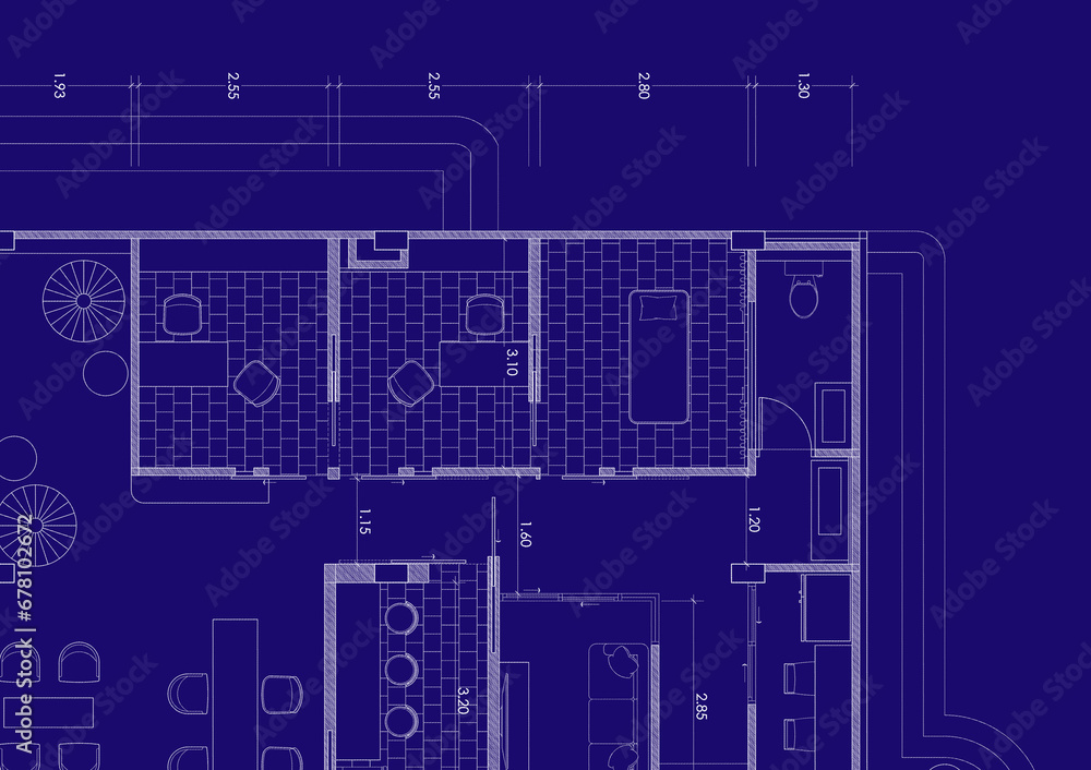 Write a blueprint architecture for building.