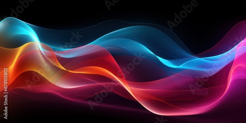 Abstract colorful wave background, abstract blue wave background, abstract background with smoke effect, abstract colorful background, 