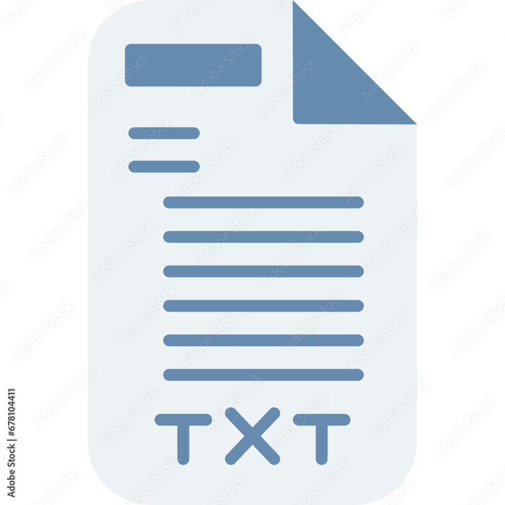 Text File Icon Text File Icon