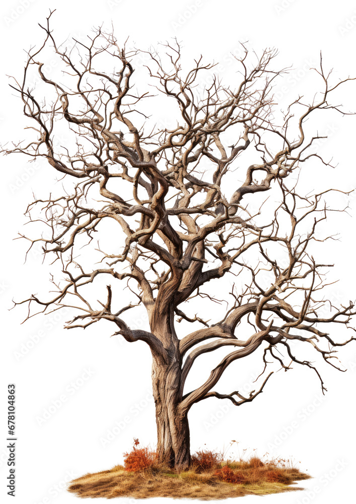 Dead tree on transparent background, PNG file Dead tree on transparent background, PNG file