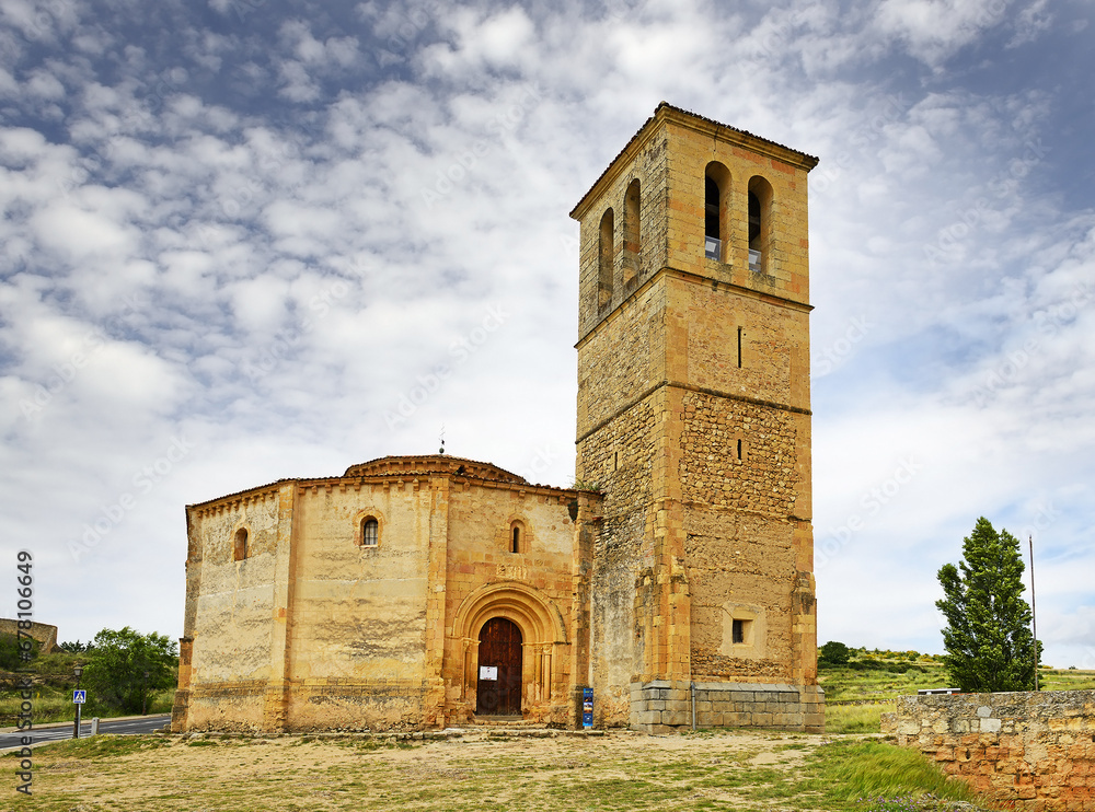 Church Iglesia de la Vera Cruz of Segovia, Spain - UNESCO World Heritage Site.