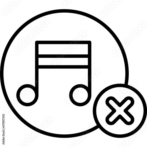 No Music Icon