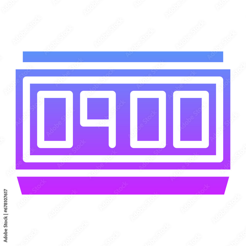 Digital Clock Icon Digital Clock Icon