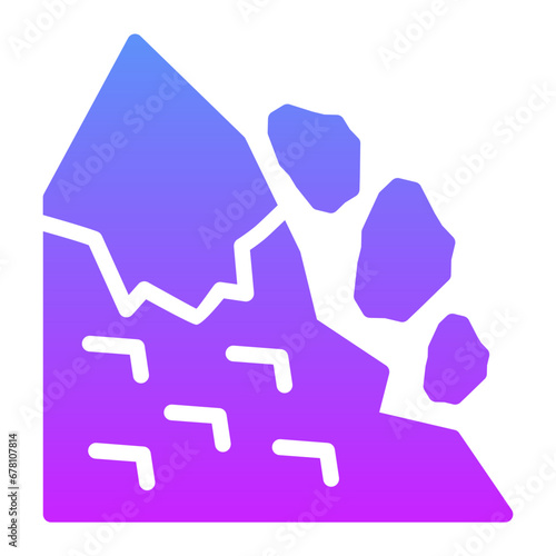 Snow Avalanche Icon