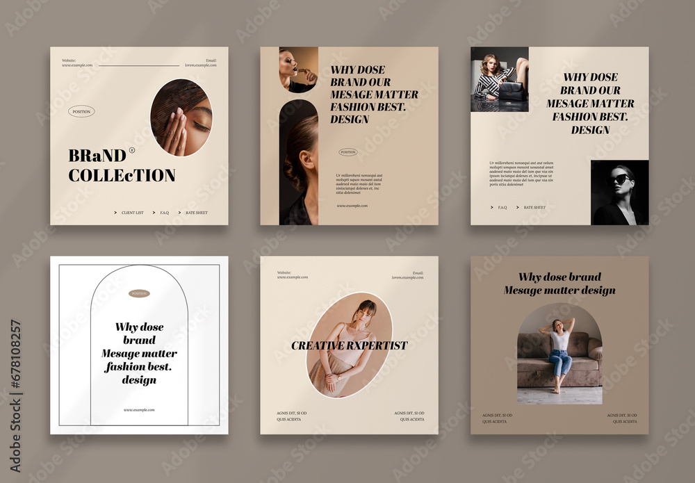 Social Media Layout Stock Template | Adobe Stock