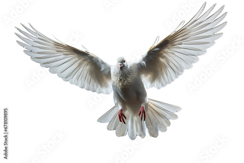 Set of flying birds. Silhouette of a bird flying on transparent background, PNG file
