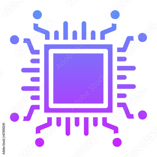 Brain Chip Icon