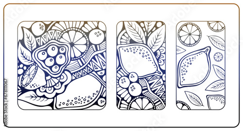 abstract background. cartoon floral doodle banner or card. template for invitation