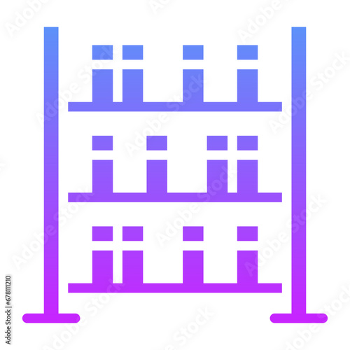 Library Shelves Icon
