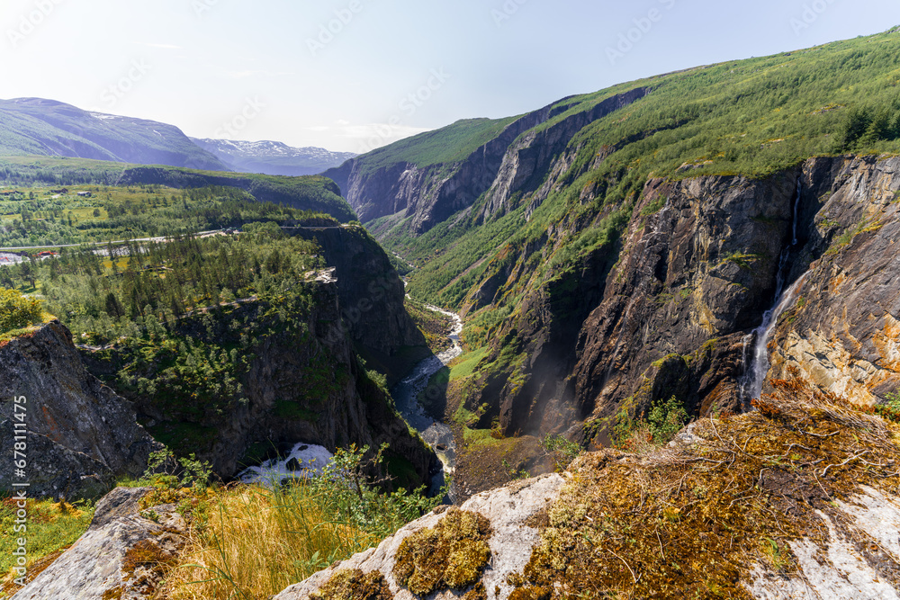 Måbødalen a narrow valley in Eidfjord Municipality in Vestland county, Norway