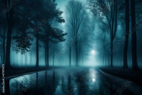 forest in fog © Abdullah