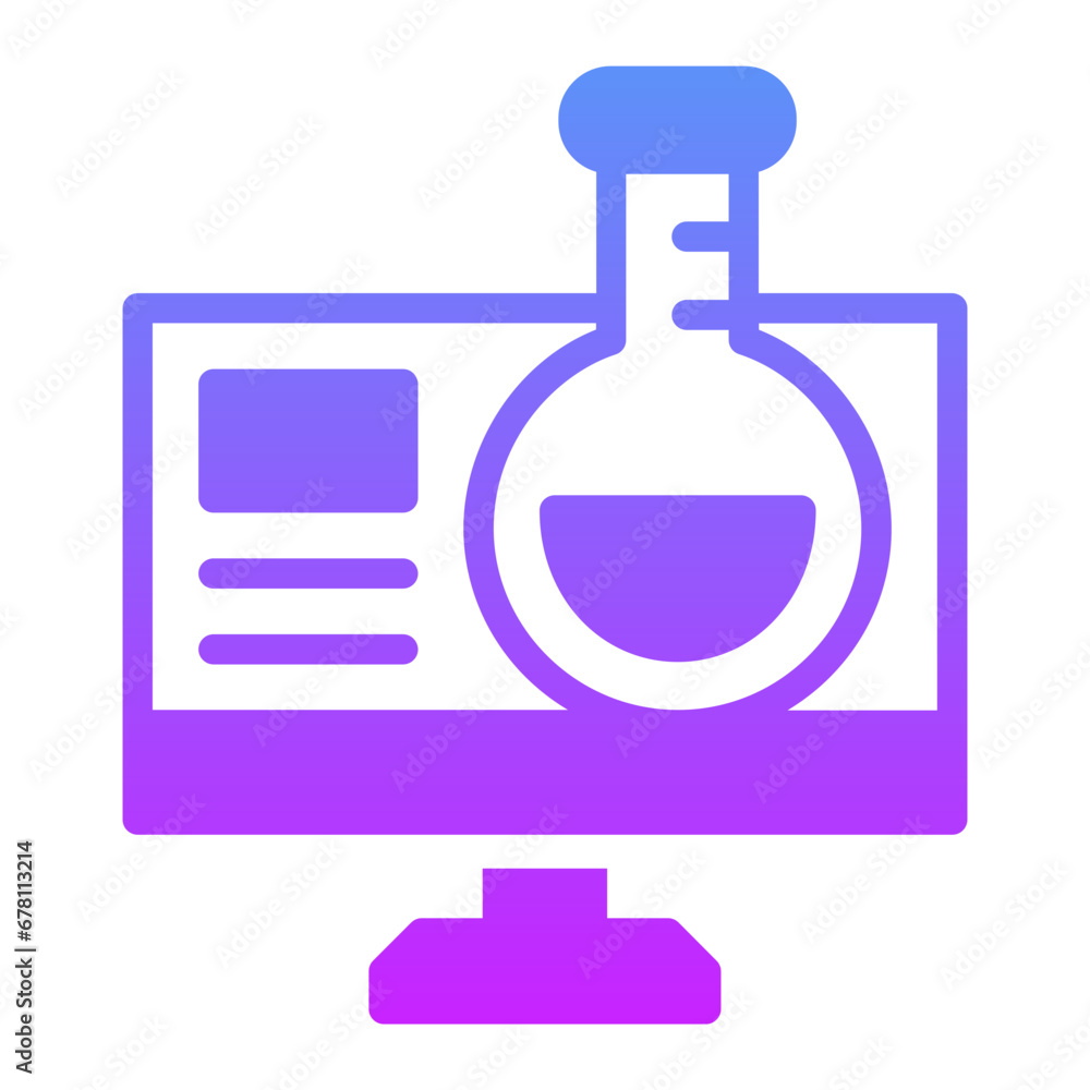 Online Chemistry Icon Online Chemistry Icon