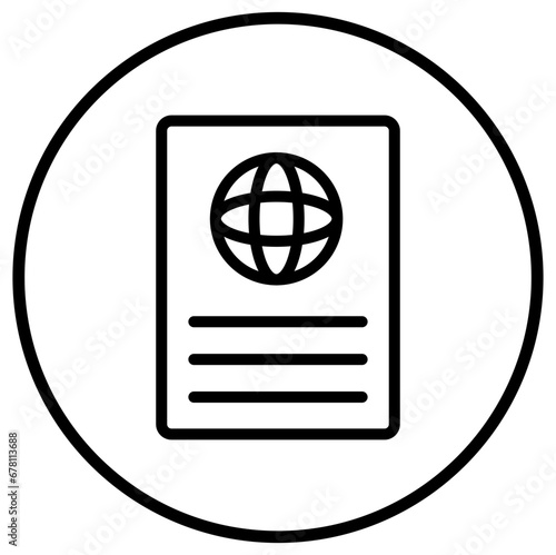 Citizenship Vector Icon Design Illustration