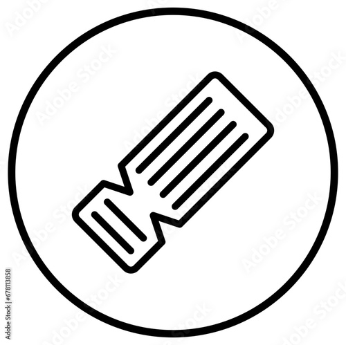 Ticket Vector Icon Design Illustration