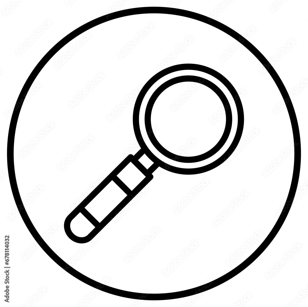 Magnifying Glass Vector Icon Design Illustration Magnifying Glass Vector Icon Design Illustration