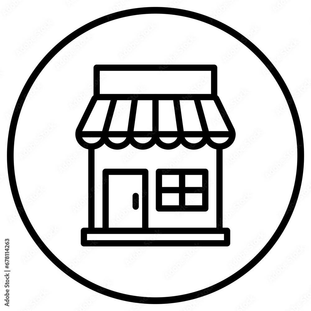 Store Vector Icon Design Illustration Store Vector Icon Design Illustration