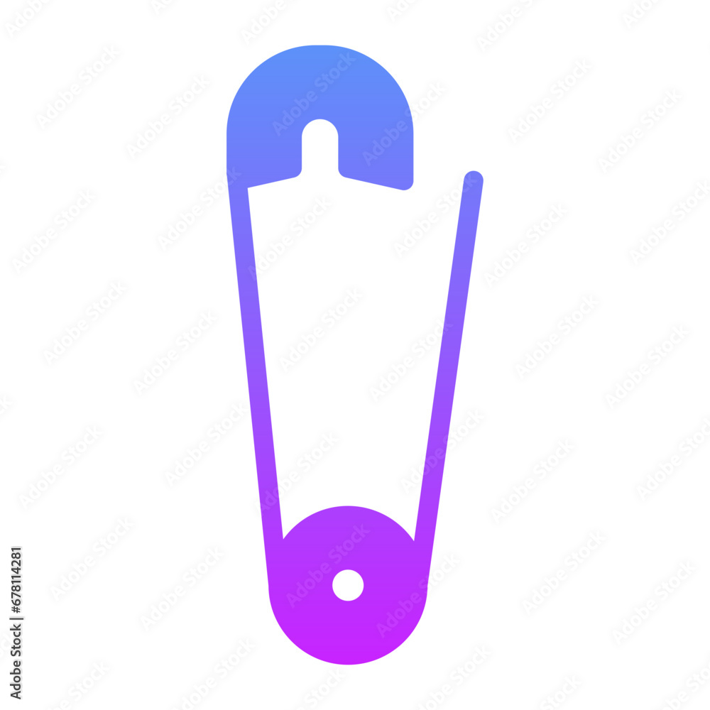 Safety Pin Icon Safety Pin Icon