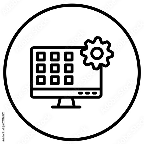 Application Vector Icon Design Illustration