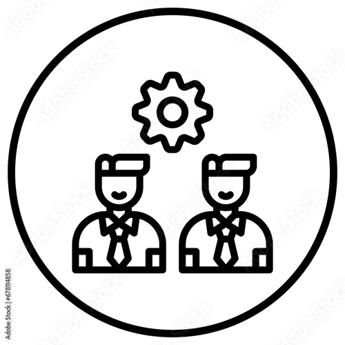 Corporate Culture Vector Icon Design Illustration