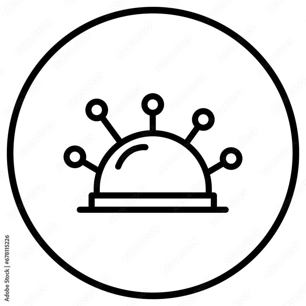 Pincushion Vector Icon Design Illustration Pincushion Vector Icon Design Illustration