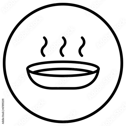 Plate Vector Icon Design Illustration