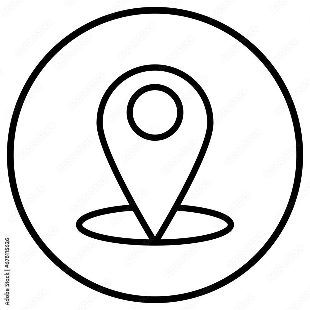 Pin Vector Icon Design Illustration Pin Vector Icon Design Illustration