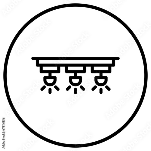 Spotlights Vector Icon Design Illustration