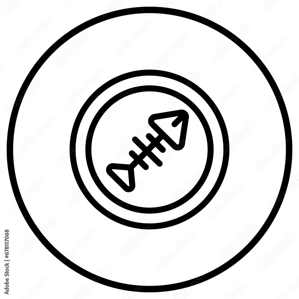 Fish Vector Icon Design Illustration Fish Vector Icon Design Illustration