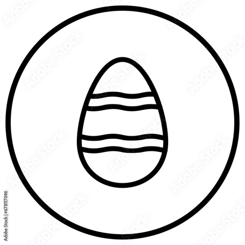 Boiled Egg Vector Icon Design Illustration