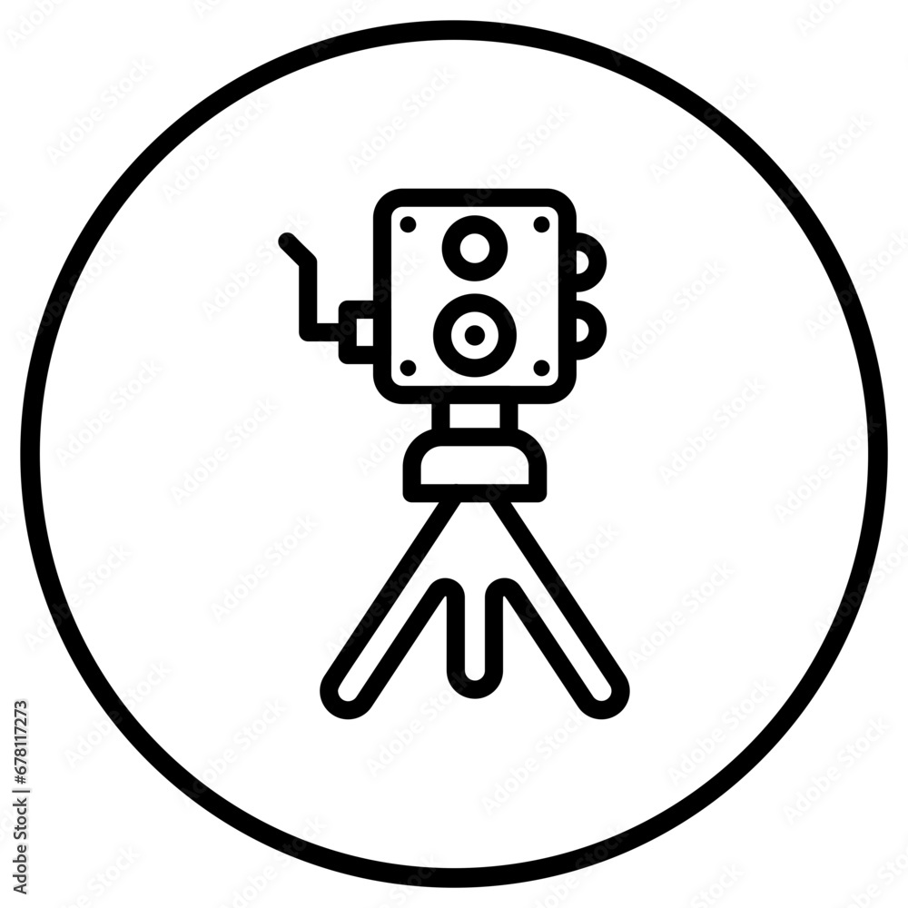 Old camera Vector Icon Design Illustration Old camera Vector Icon Design Illustration