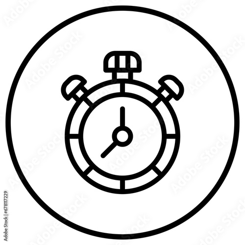 Timer Vector Icon Design Illustration