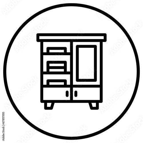 Dressing Room Vector Icon Design Illustration