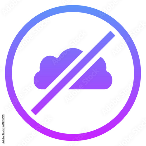 Cloud Inaccessible Icon