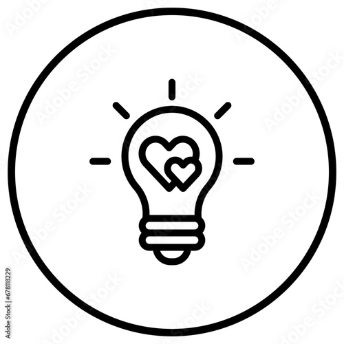 Light Bulb Vector Icon Design Illustration