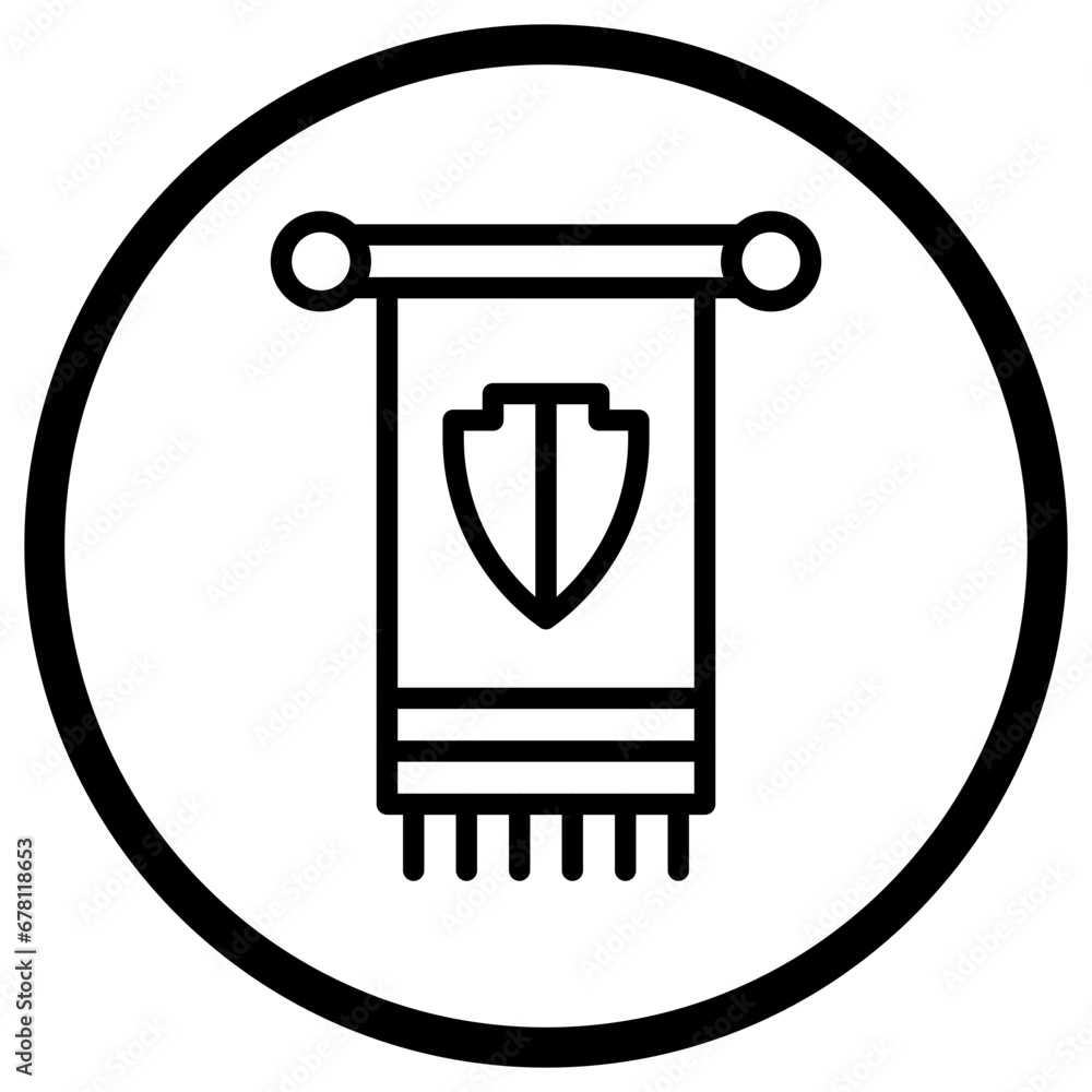 Blazon Vector Icon Design Illustration Blazon Vector Icon Design Illustration