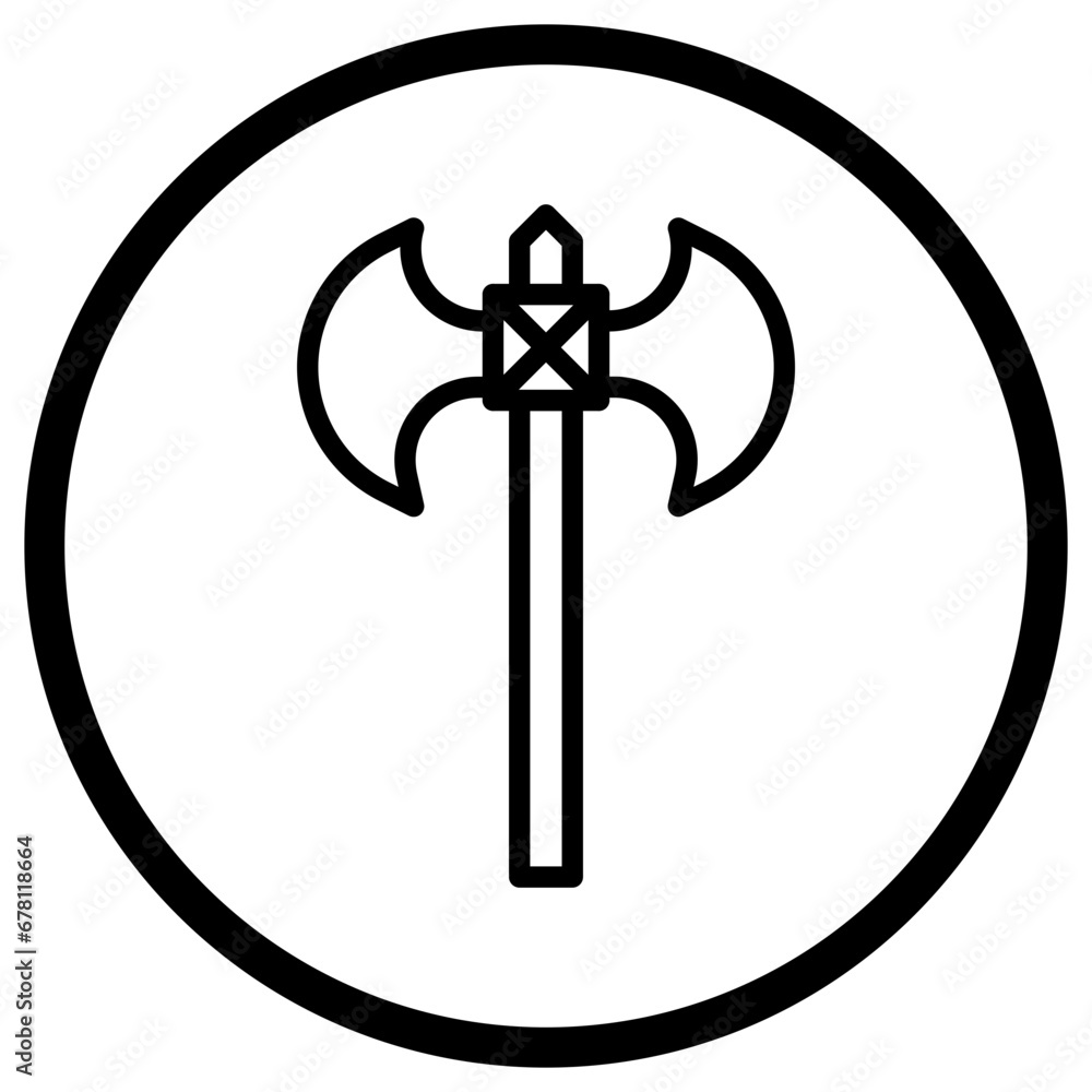 Axe Vector Icon Design Illustration Axe Vector Icon Design Illustration