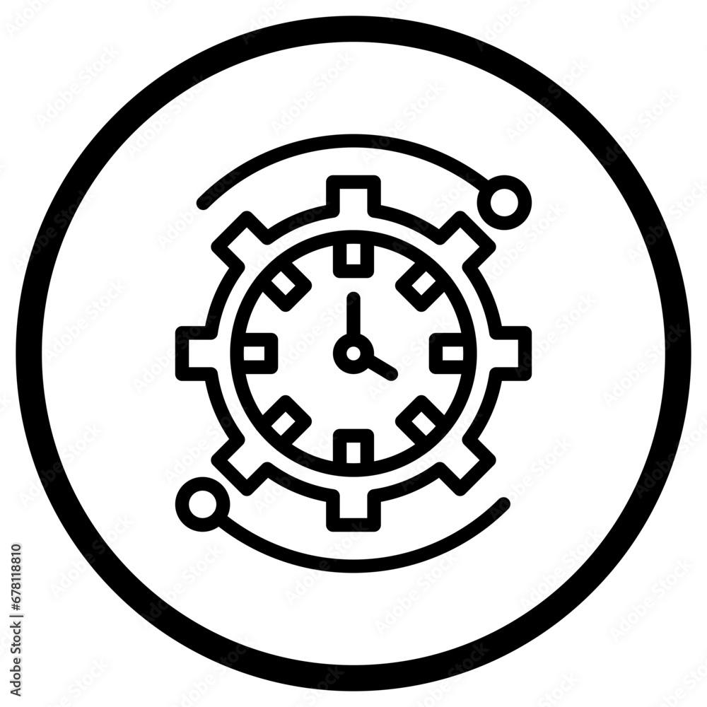 Time Management Vector Icon Design Illustration Time Management Vector Icon Design Illustration