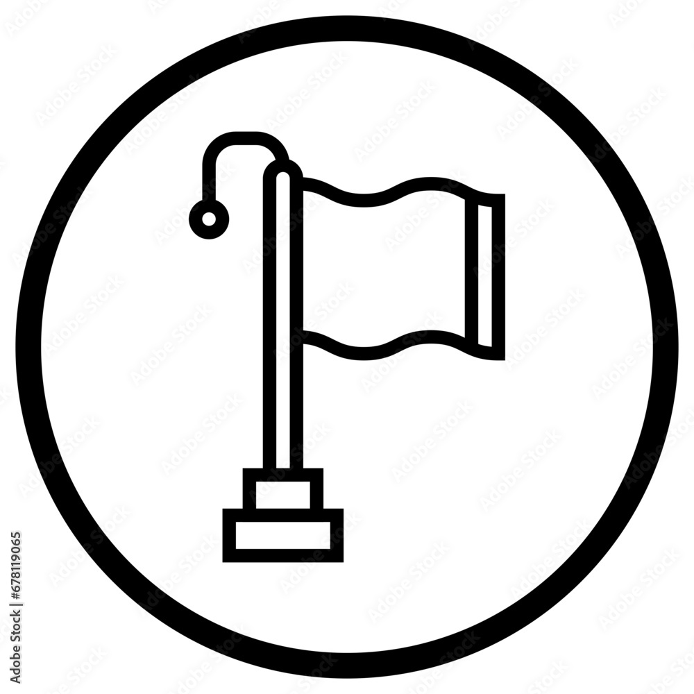 Flag Vector Icon Design Illustration Flag Vector Icon Design Illustration