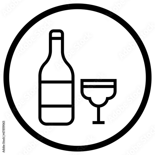 Drinks Vector Icon Design Illustration