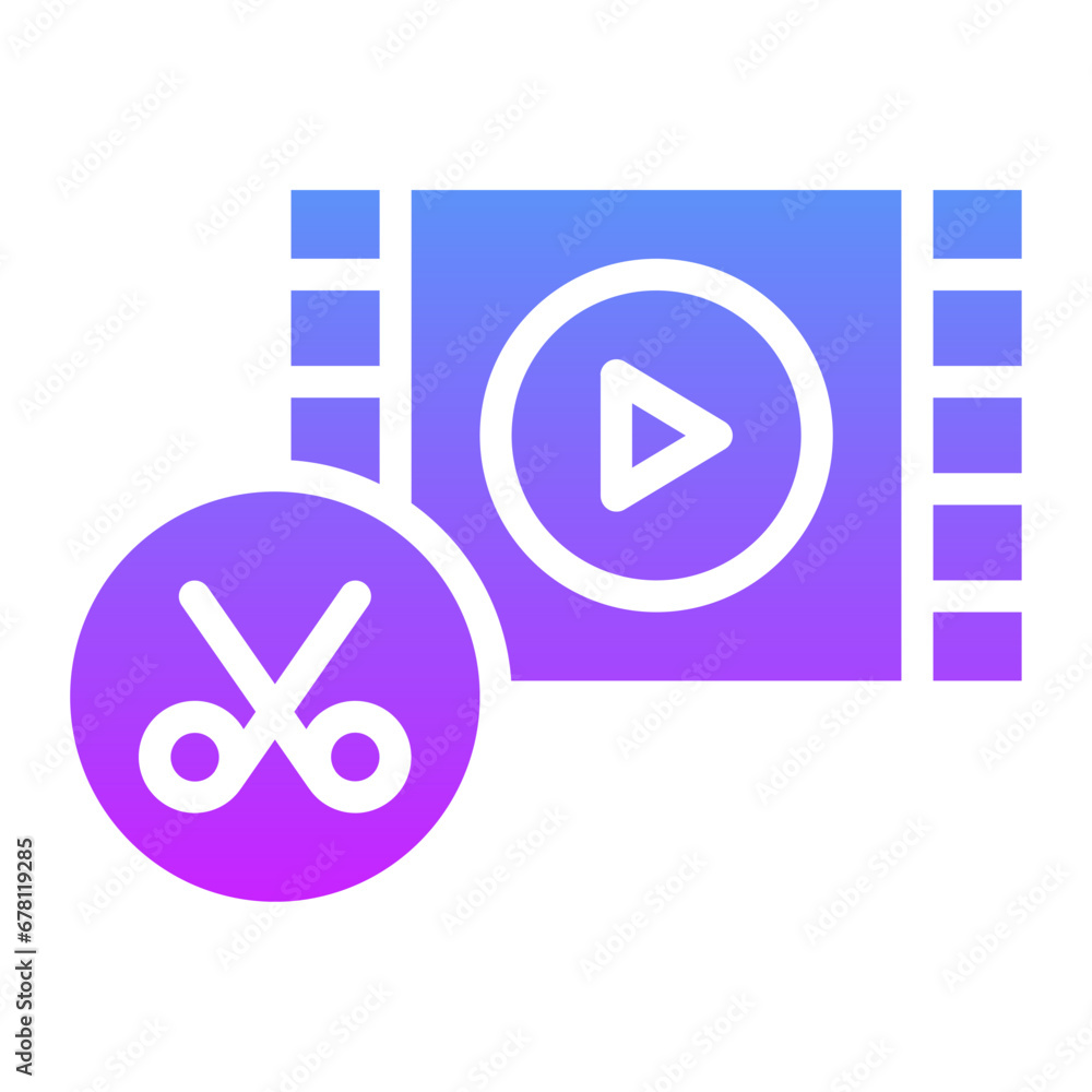 Film Editing Icon Film Editing Icon