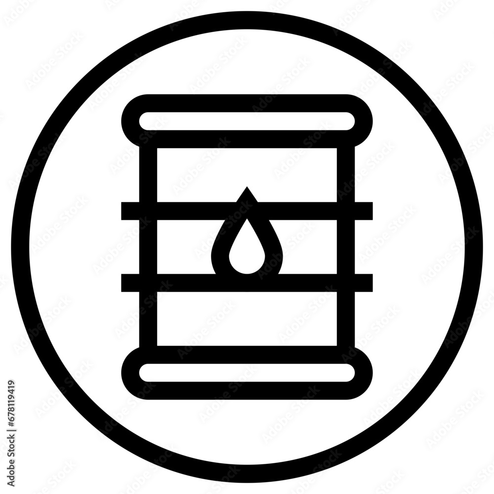 Eco Barrel Vector Icon Design Illustration Eco Barrel Vector Icon Design Illustration