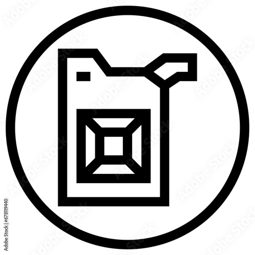 Kerosene Can Vector Icon Design Illustration