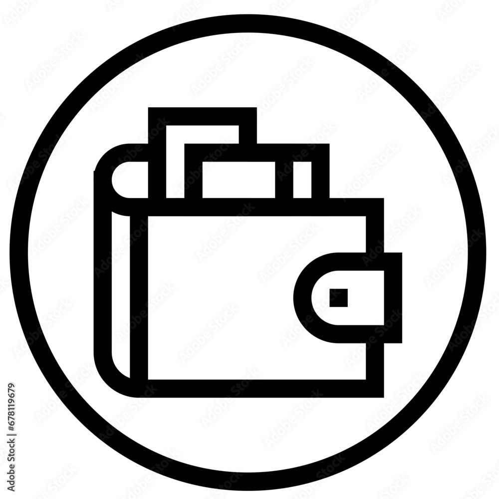Wallet Vector Icon Design Illustration Wallet Vector Icon Design Illustration