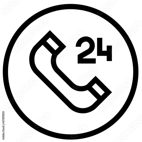 Customer Call Ser Vector Icon Design Illustration