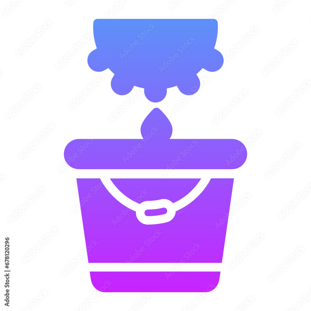 Milk Bucket Icon Milk Bucket Icon