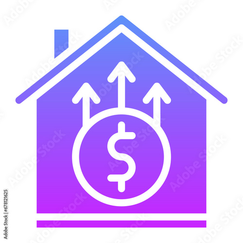 House Price Increase Icon