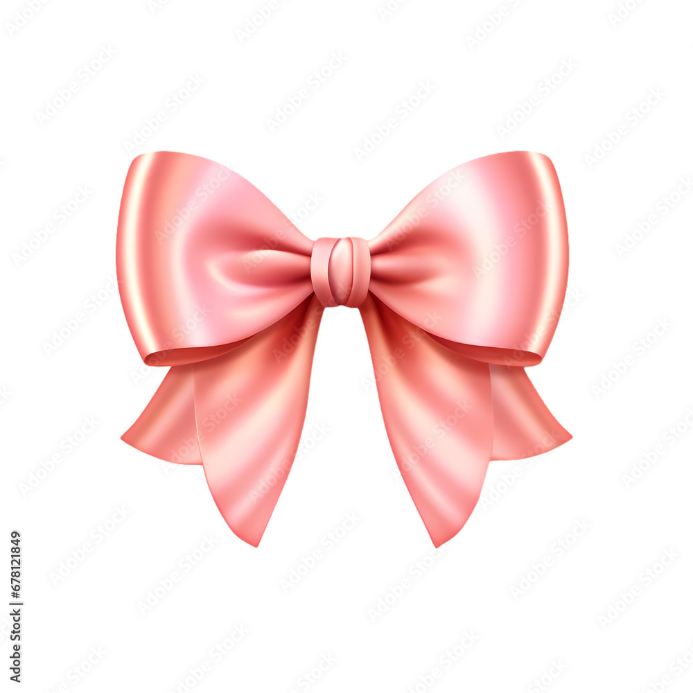 Birthday bow ribbon on transparent background, white background, isolated, icon material, vector illustration Birthday bow ribbon on transparent background, white background, isolated, icon material, vector illustration